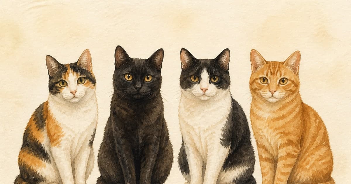 猫の毛色で性格は違う？三毛・黒猫の研究を検証