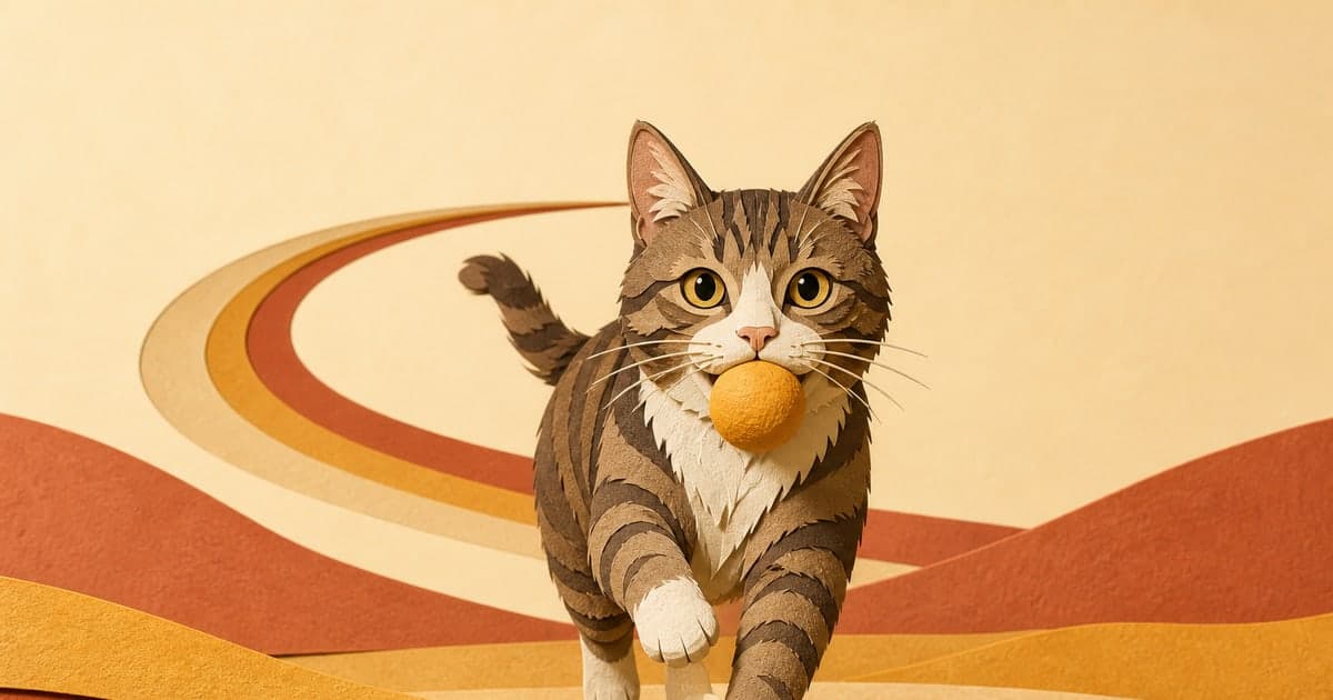 猫がボールを取ってくるのは賢い証拠？フェッチ行動の研究