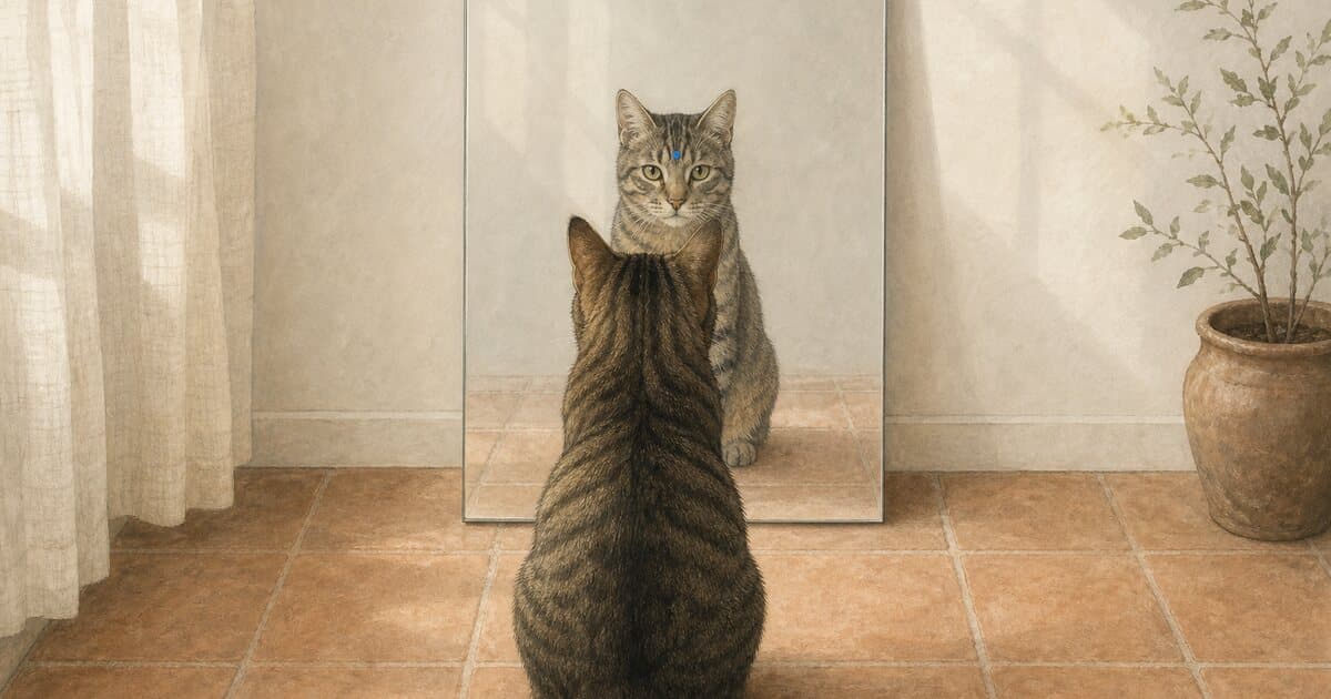 猫は鏡の自分がわかる？自己認識テストの現在地